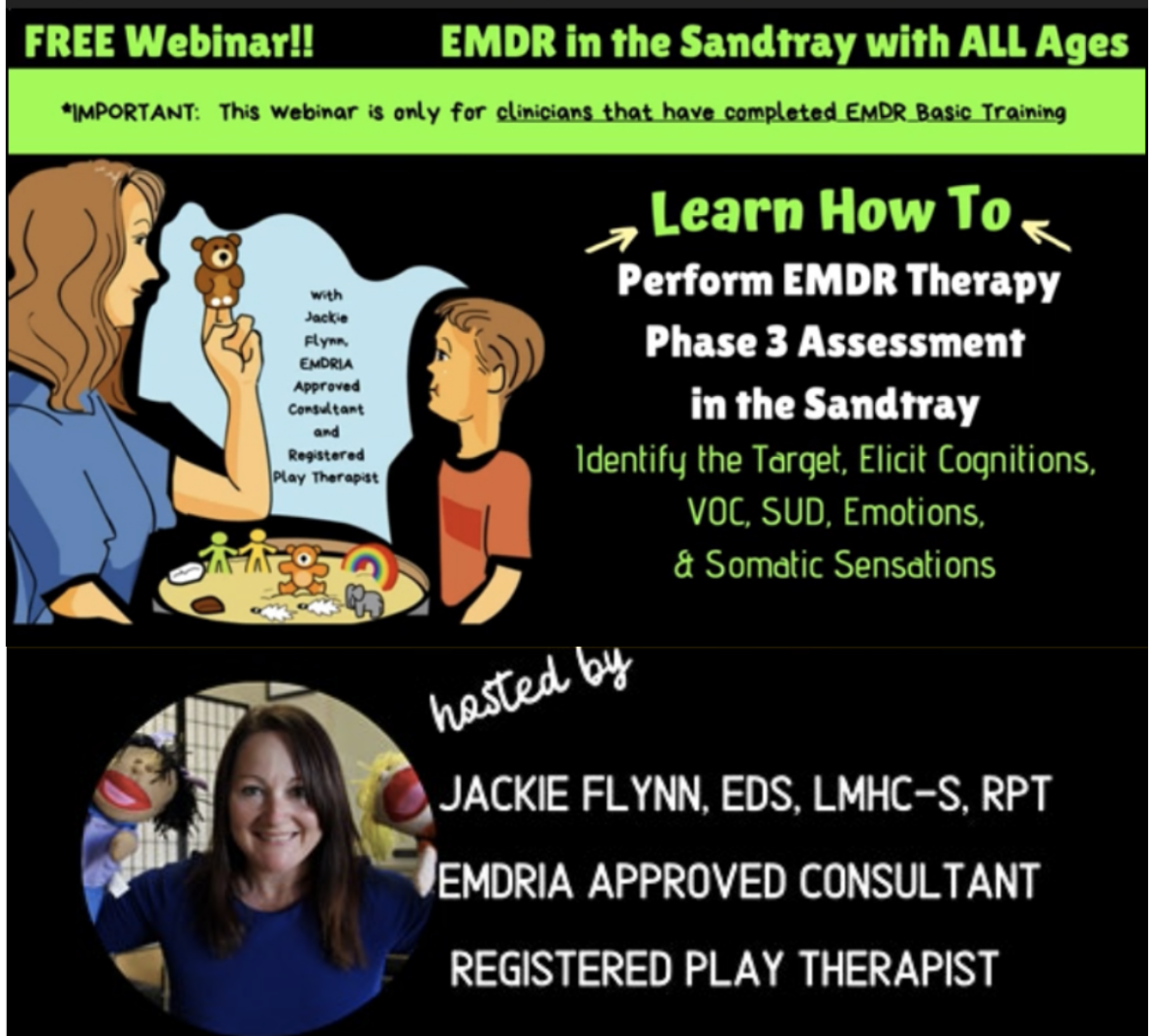 FREE Webinar by Jackie Flynn on EMDR and Sand Tray – Creative Play ...